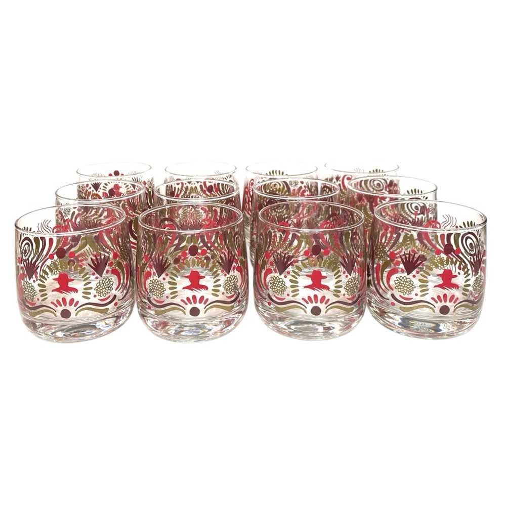 Set of 12 Don Julio Artist Tequila Collection Claudio Limon Lowball Glass Cups